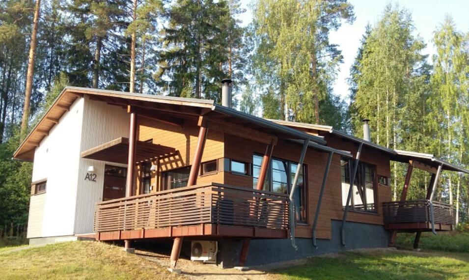 Saimaa Style Spa Chalet Virasoja Exteriör bild
